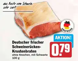 HIT Deutscher frischer Schweinerücken-Krustenbraten Angebot
