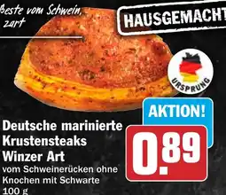 HIT Deutsche marinierte Krustensteaks Winzer Art Angebot