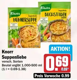 HIT Knorr Suppenliebe Angebot