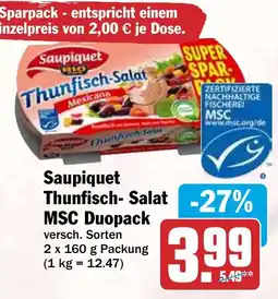 HIT Saupiquet Thunfisch-Salat MSC Duopack Angebot