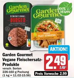 HIT Garden Gourmet Vegane Fleischersatz-Produkte Angebot