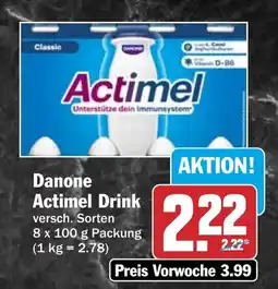 HIT Danone Actimel Drink Classic Angebot