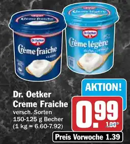 HIT Dr. Oetker Creme Fraiche Angebot