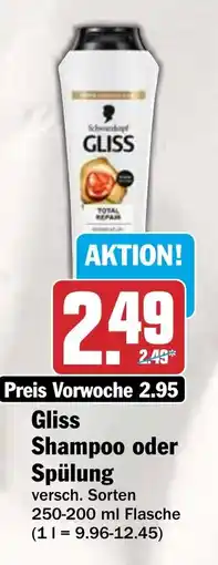 HIT Gliss Shampoo oder Spülung Angebot