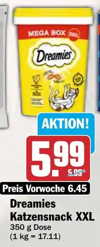 HIT Dreamies Katzensnack XXL Angebot