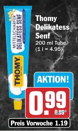 HIT Thomy Delikatess Senf Angebot