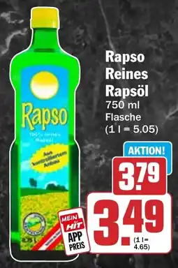 HIT Rapso Reines Rapsöl Angebot