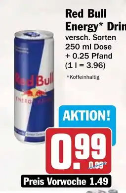 HIT Red Bull Energy Drink Angebot