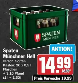 HIT Spaten Münchner Hell Angebot