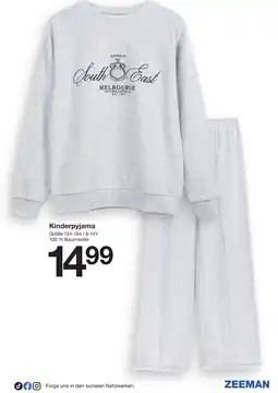 Zeeman Kinderpyjama Angebot