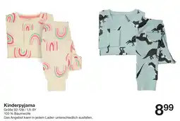 Zeeman Kinderpyjama Angebot