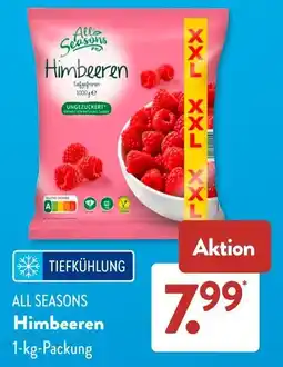 Aldi Süd All Seasons Himbeeren Angebot