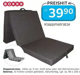 BOXXX Klappmatratze