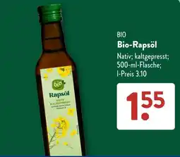 Aldi Süd Bio-Rapsöl Angebot