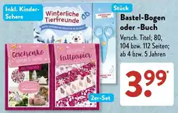 Aldi Süd Bastel-Bogen oder -Buch Angebot