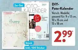 Aldi Süd DIY-Foto-Kalender Angebot