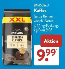 Aldi Süd BARISSIMO Kaffee Angebot