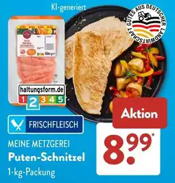 Aldi Süd MEINE METZGEREI Puten-Schnitzel Angebot