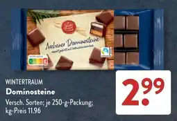 Aldi Süd WINTERTRAUM Dominostei ne Angebot