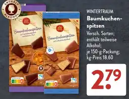 Aldi Süd WINTERTRAUM Baumkuchen-spitzen Angebot