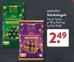 Aldi Süd MOSER ROTH Schokokugeln Angebot