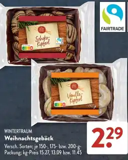 Aldi Süd WINTERTRAUM Weihnachtsgebäck Angebot