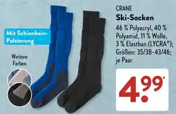 Aldi Süd CRANE Ski-Socken Angebot