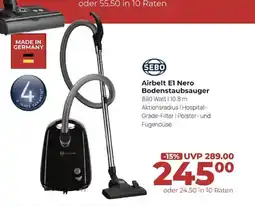 Hirsch und Ille SEBO Airbelt E1 Nero Bodenstaubsauger Angebot