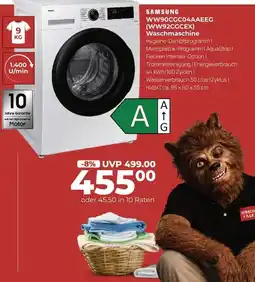 Hirsch und Ille SAMSUNG Waschmaschine Angebot