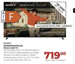 Hirsch und Ille SONY K50XR39M2PB.CEI Direct LED-TV Angebot