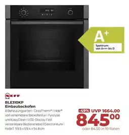 Hirsch und Ille WEFF Einbaubackofen Angebot