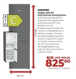 Hirsch und Ille LIEBHERR CNdgc 5213-20 Kühl-Gefrier-Kombination Angebot