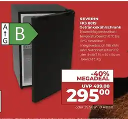 Hirsch und Ille SEVERIN Getränkekühlschrank Angebot