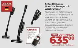Hirsch und Ille Triflex HX3 Aqua Akku Staubsauger mit Wischfunktion Angebot