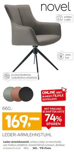 XXXLutz Novel leder-armlehnstuhl Angebot