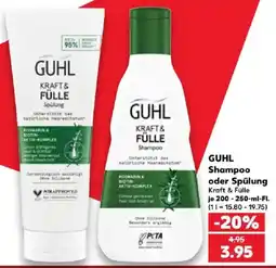Kaufland GUHL Shampoo oder Spülung Angebot