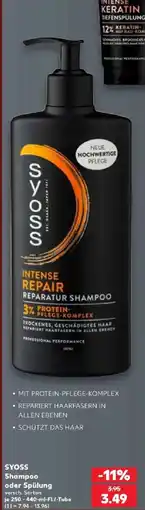 Kaufland SYOSS Shampoo oder Spülung Angebot