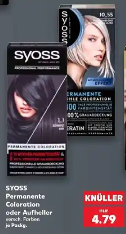 Kaufland SYOSS Permanente Coloration Angebot