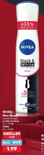 Kaufland NIVEA Deo-Spray Angebot