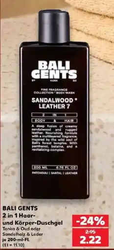 Kaufland BALI GENTS 2 in 1 Haar- und Körper-Duschgel Angebot