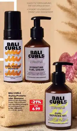 Kaufland BALI CURLS Styling-Produkte oder Shampoo Angebot
