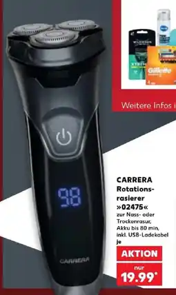 Kaufland CARRERA Rotations-rasierer »02475« Angebot