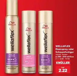 Kaufland Wella WellaFlex Haarspray oder Schaumfestiger Angebot