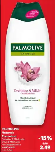 Kaufland PALMOLIVE Naturals Cremebad Orchidee & Milch Angebot