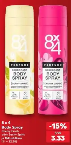 Kaufland 8x4 Body Spray Angebot