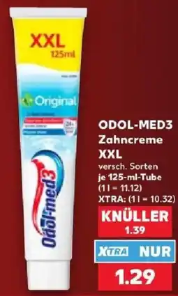Kaufland ODOL-MED3 Zahncreme XXL Angebot