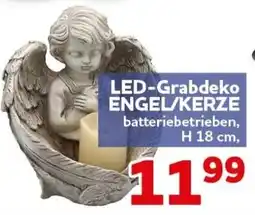 CENTERSHOP LED-Grabdeko ENGEL/KERZE Angebot