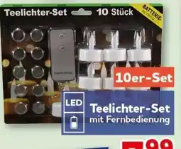 CENTERSHOP Teelichter-Set mit Fernbedienung Angebot