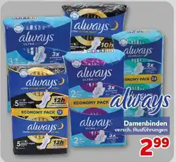 CENTERSHOP always Damenbinden Angebot