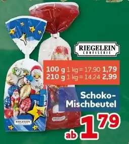 CENTERSHOP Riegelein Schoko-Mischbeutel Angebot